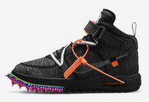 Off-White x Nike Air Force 1 Mid „Clear Black“