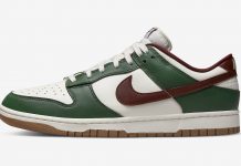 Nike Dunk Low „Gorge Green“ Nike-Dunk-Low-Gorge-Green-Team-Red-FB7160-161