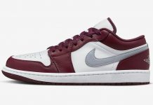 Nike Air Jordan 1 Low „Bordeaux“ Air-Jordan-1-Low-Bordeaux-553558-615-Release-Date