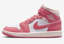 Nike Air Jordan 1 Mid „Strawberries and Cream“ Air-Jordan-1-Mid-White-Sea-Coral-Atmosphere-Sail-BQ6472-186