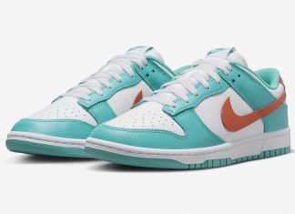 Nike Dunk Low „Miami Dolphins“ Nike-Dunk-Low-Miami-Dolphins-Dusty-Cactus-DV0833-102