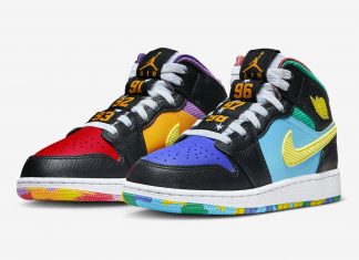 Nike Air Jordan 1 Mid GS „Six Championships“ Air-Jordan-1-Mid-GS-Six-Championships-FD1317-007