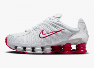 Nike Shox TL WMNS „Platinum Tint White Gym Red“