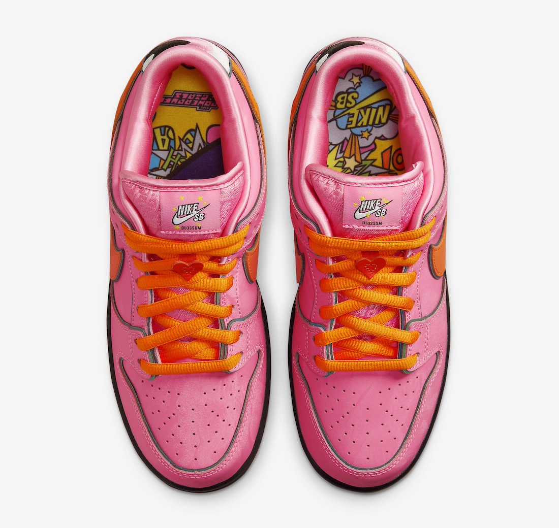The Powerpuff Girls Nike SB Dunk Low Blossom FD2631 600 3