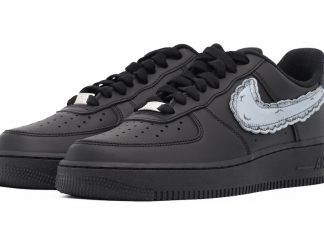 Sky High Farm Workwear x Kaws x Nike Air Force 1 Low „Black“