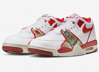 Stussy x Nike Air Flight 89 Low „Habanero Red Sail“