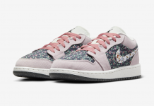 Nike Air Jordan 1 Low GS „Floral Canvas“