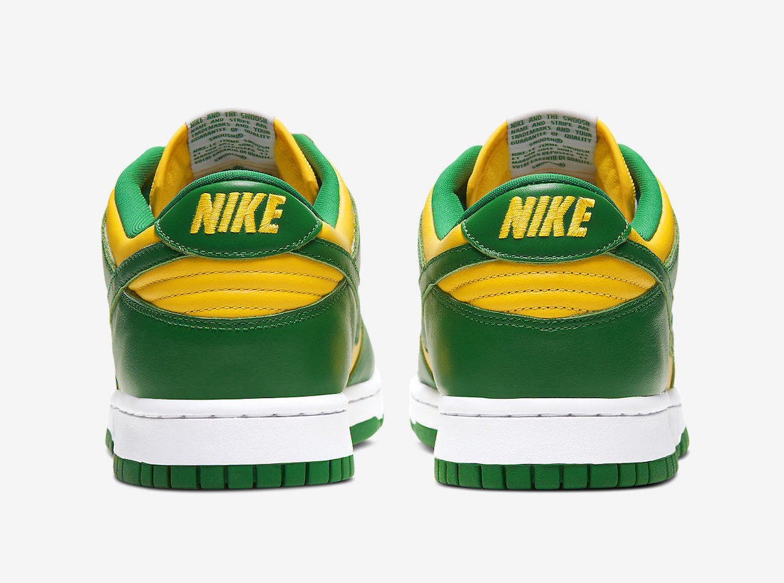 Nike Dunk Low Brazil 2024 CU1727 700 Release Date 5