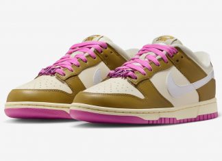 Nike Dunk Low WMNS „Bronzine Playful Pink“ Nike-Dunk-Low-Just-Do-It-Bronzine-Playful-Pink-FD8683-700-4