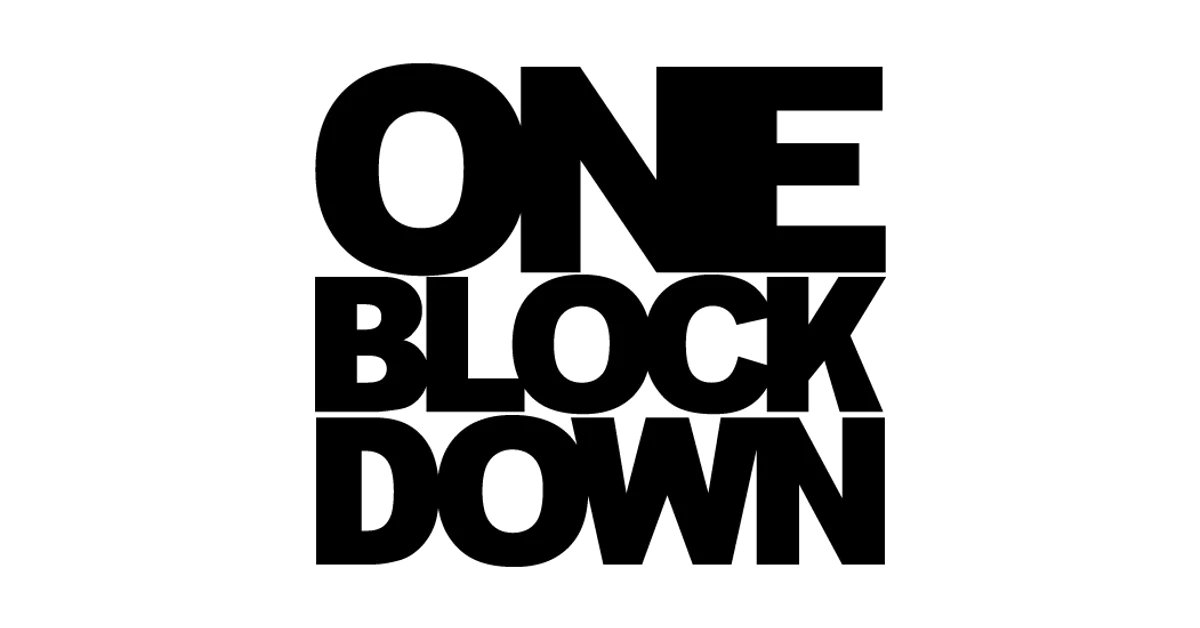 oneblockdown logo