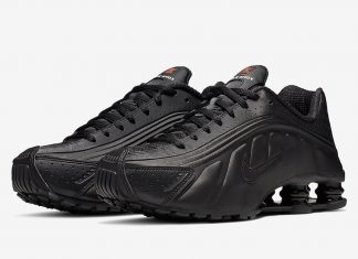 Nike Shox R4 „Black“ Nike-Shox-R4-Black-Max-Orange-AR3565-004