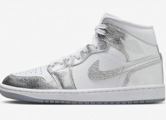Nike Air Jordan 1 Mid SE WMNS „Crinkled Silver Foil“ Air-Jordan-1-Mid-SE-White-Metallic-Silver-FN5031-100