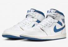 Nike Air Jordan 1 Mid SE „Industrial Blue“ Air-Jordan-1-Mid-White-Industrial-Blue-FN5215-141