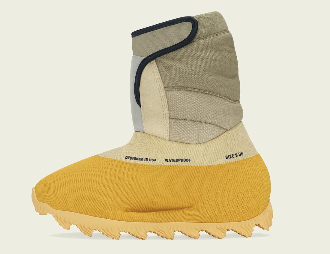 adidas Yeezy Knit Runner Boot Sulfur GY1824 Release Date 1