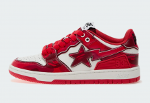 A Bathing Ape Bape Sk8 Sta 1 M2 „Red“