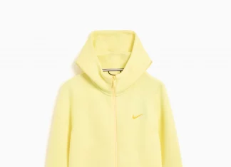 NOCTA x Nike Tech Fleece Zip Hoodie „Citron Tint“ jacken-maentel-nike-x-drake-nocta-nrg-tech-unisex-fleece-hooded-jacket-fd8453-821-0