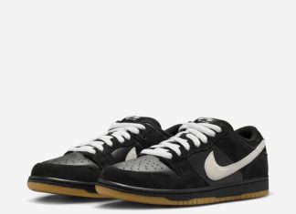 Nike SB Dunk Low Pro „Black White Gum“ nike-sb-dunk-low-pro-black-white-gum-hf3704-003-release-date-6-750x750