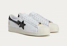 BAPE x Adidas Superstar Vintage „White Black“ Adidas Bape Superstar Vintage JR2701