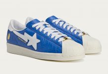 BAPE x Adidas Superstar Vintage „Blue White“ BAPE-adidas-Superstar-Blue-JR2702