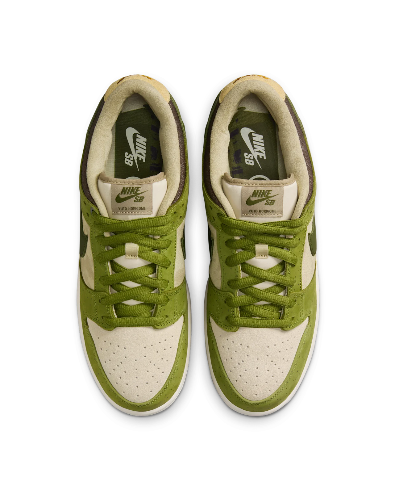 Yuto Horigome x Nike SB Dunk Low "Matcha" nike sb dunk low x yuto matcha hf8022 300 –erscheinungsdatum 3