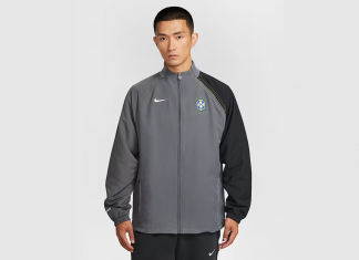 Nike Brazil Total 90 Track Jacket „Grey Black“