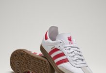 Adidas Samba x FC Liverpool „Cloud White Strawberry Red