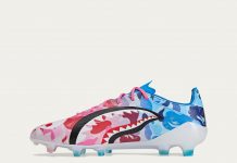BAPE x Adidas F50 „Blue Pink“
