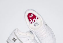 Supreme x Nike SB Dunk Low „White Metallic Silver“