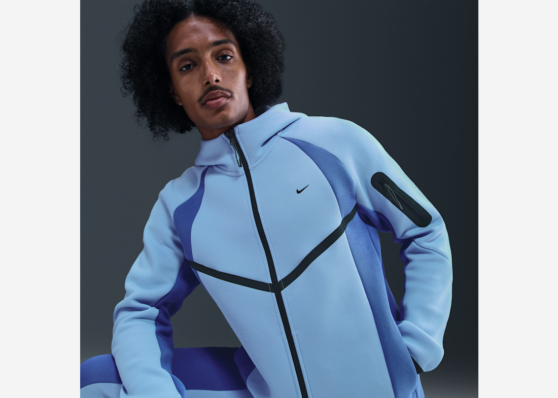 tech colour block fleece windrunner jacket 1iQtUsxK 3