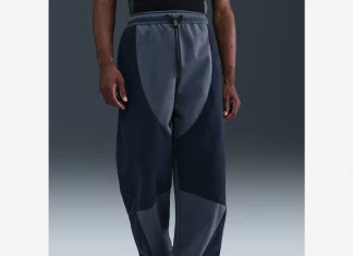 Nike Tech Boreas Knit Open-Hem Trousers „Thunder Blue“