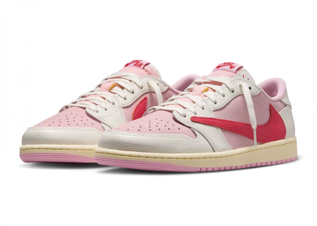 Air Jordan 1 Low x Travis Scott Shy Pink and Tropical Pink IQ7604-101 (2) Air Jordan 1 Low x Travis Scott Shy Pink and Tropical Pink IQ7604-101 (2)