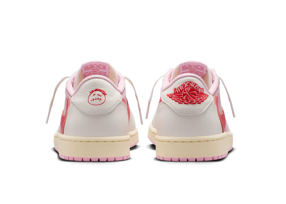 Travis Scott x Nike Air Jordan 1 Low OG "Tropical Pink" Air Jordan 1 Low x Travis Scott Shy Pink and Tropical Pink IQ7604 101 4