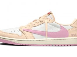 Travis Scott x Nike Air Jordan 1 Low OG „Shy Pink“