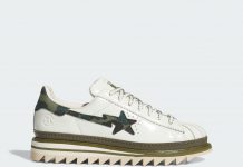 CLOT x BAPE x Adidas Superstar „Green Camo“