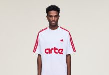 Arte Antwerp x Adidas Relaxed T-Shirt „White Red“