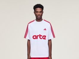 Arte Antwerp x Adidas Relaxed T-Shirt „White Red“