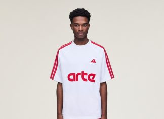 Arte Antwerp x Adidas Relaxed T-Shirt „White Red“