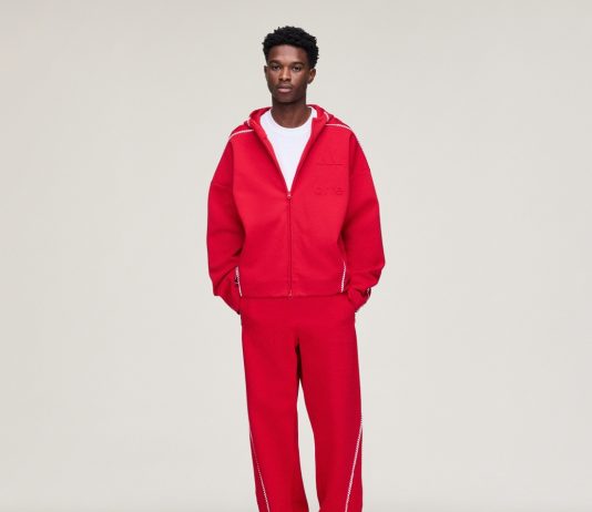 Arte Antwerp x Adidas Z.N.E Relaxed Zip-Hoodie „Red“