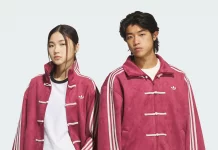 Adidas New Chinese Track Top Jacket „Collegiate Burgundy“