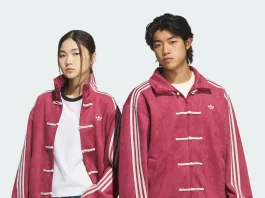 Adidas New Chinese Track Top Jacket „Collegiate Burgundy“