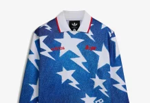 BAPE x Adidas Longsleeve Jersey „Blue Stars“