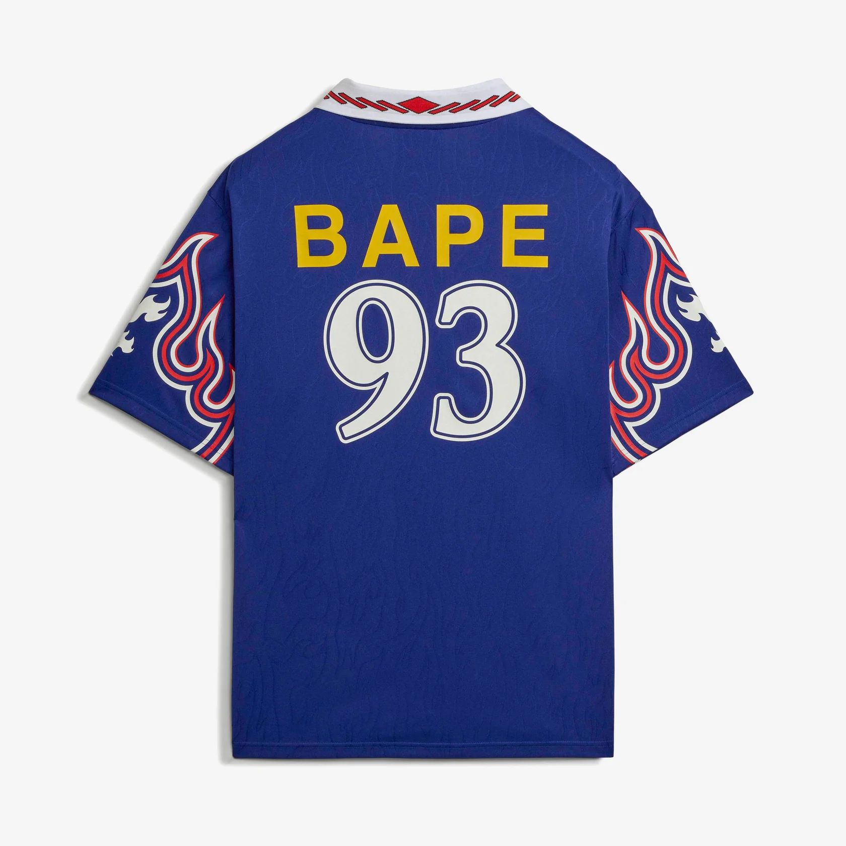 BAPE x Adidas Flame Short Sleeve Jersey "Blue" KF4914 02