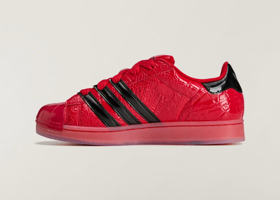Sp5der x Adidas Superstar II "Red" Sp5der Adidas Superstar II Red KJ7005 Beitrag 1100 × 785 px 5