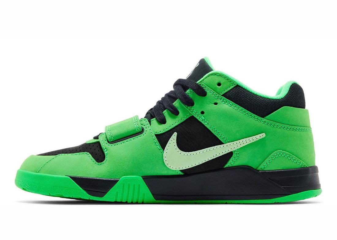 Travis Scott x Air Jordan Jumpman Jack "Green Spark" Travis Scott Jordan Jumpman Jack Green Spark IM9113 300 Beitrag 1100 × 785 px 3