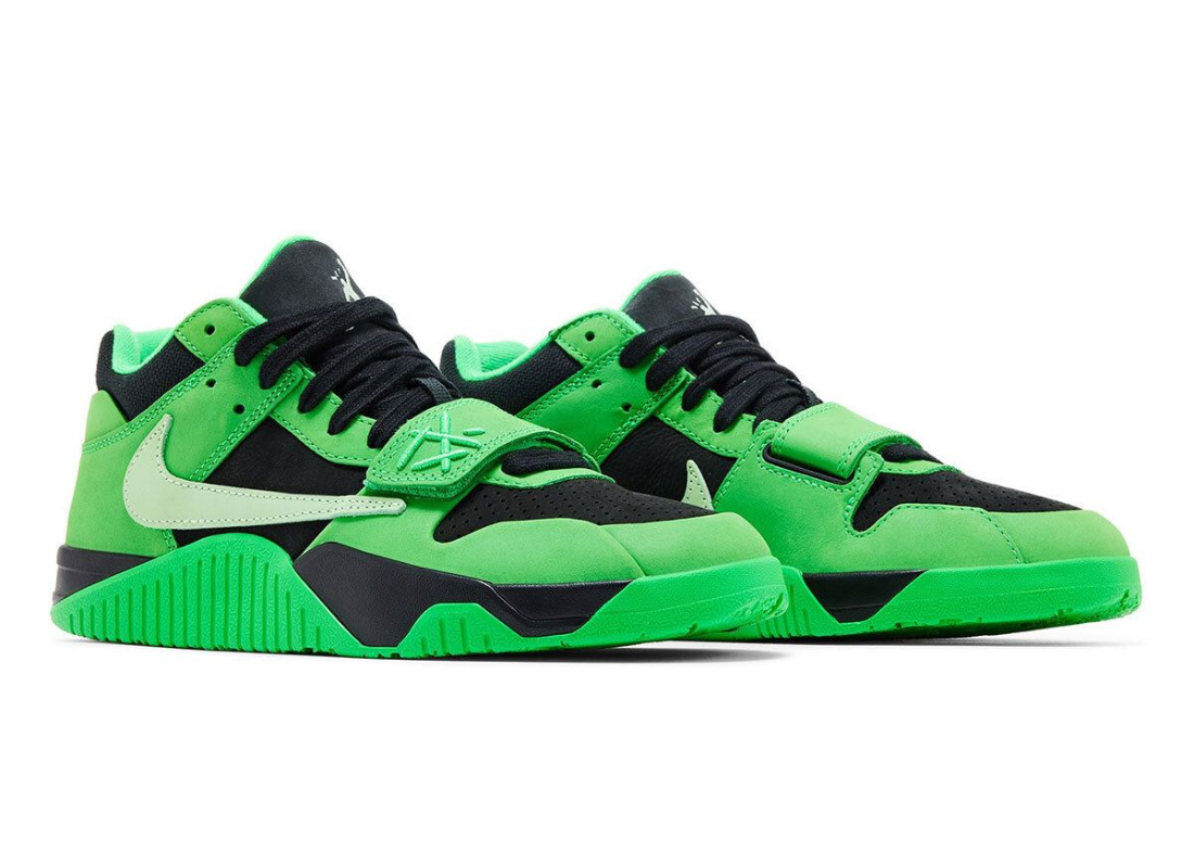 Travis Scott x Air Jordan Jumpman Jack "Green Spark" Travis Scott Jordan Jumpman Jack Green Spark IM9113 300 Beitrag 1100 × 785