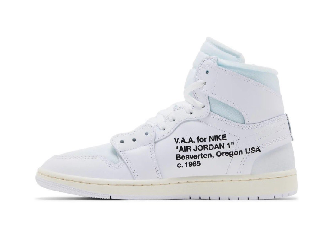 Virgil Abloh Archive x Nike Air Jordan 1 High OG SP "Alaska" Virgil Abloh Archive x Nike Air Jordan 1 High Alaska AA3834 100 Beitrag 1100 × 785 px 2