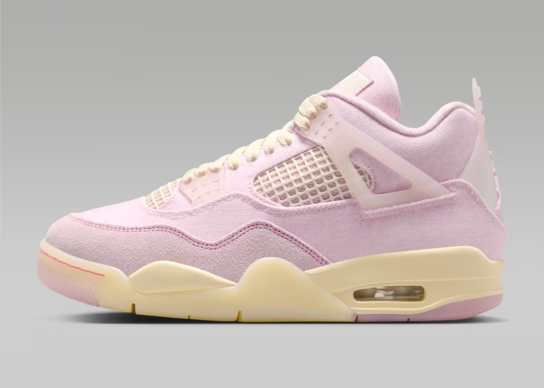 Nike Air Jordan 4 Tex WMNS "Iced Carmine" Air Jordan 4 Retro „Pearl Pink and Iced Carmine IB6716 600 Beitrag 1100 × 785