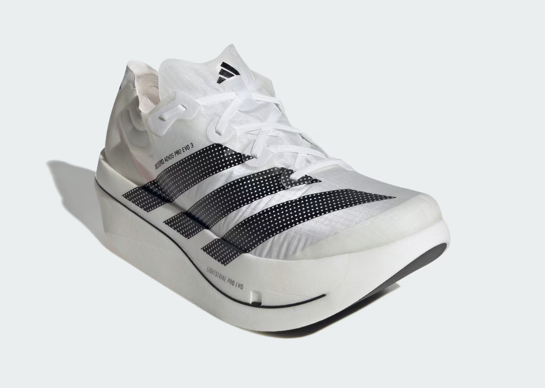 Adidas Adizero Adios Pro Evo 3 "Cloud White Solar Turbo" adidas Adizero Adios Pro Evo 3 Cloud White Solar Turbo KH7678 Beitrag 1100 × 785 px 1