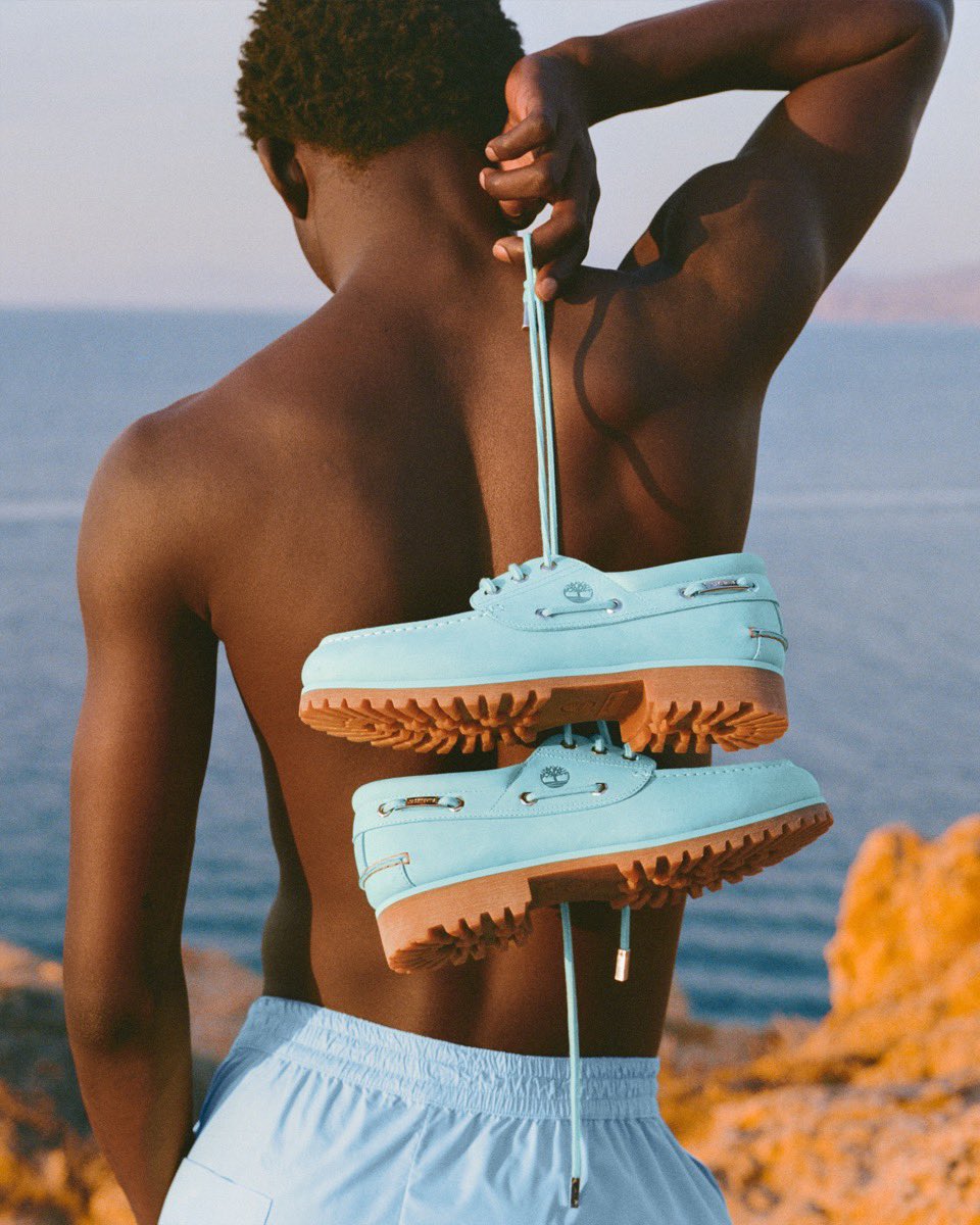Jacquemus x Timberland 3-Eye Lug Boat Shoe "Lagoon Blue" HNTq4X awAAAUhz