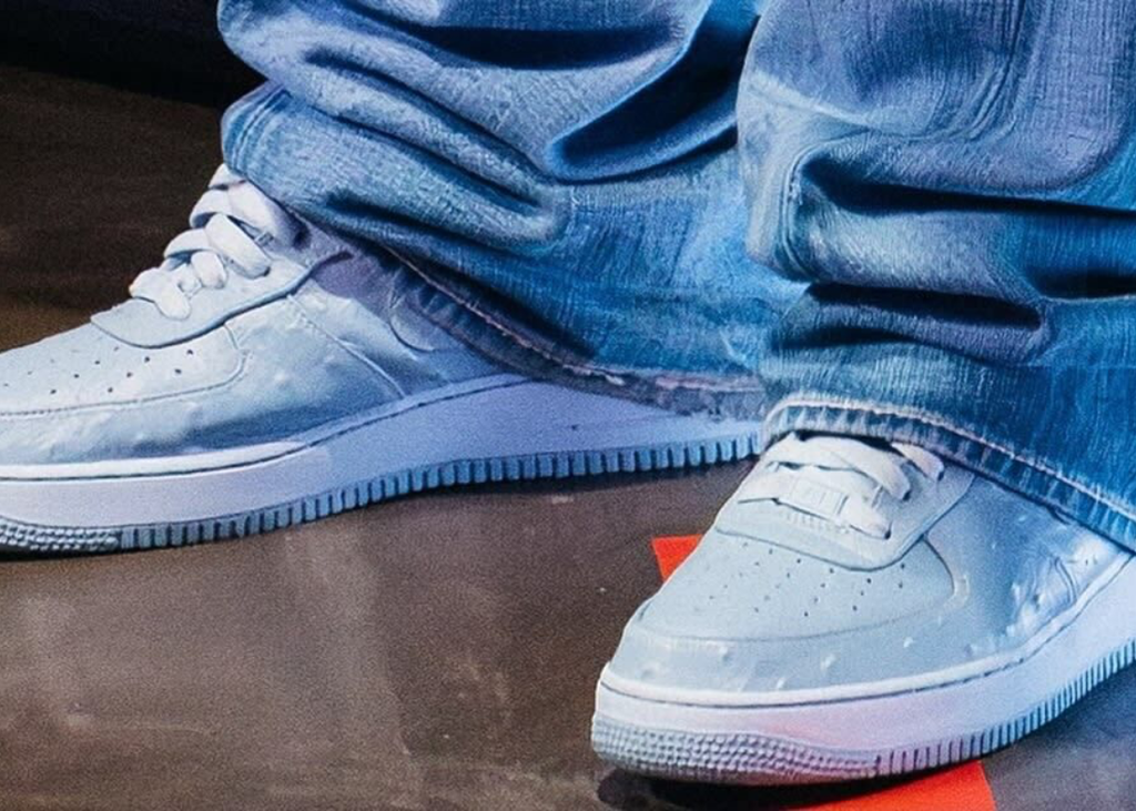 Travis Scott x Nike Air Force 1 Low '07 "Ice Blue Ostrich" Travis Scott x Nike Air Force 1 Low 07 Ice Blue Ostrich JF7727 400